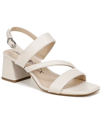 LifeStride Women's Celia Asymmetrical Block Heel Dress Sandals