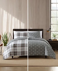Eddie Bauer Alder Plaid 3-Pc. Comforter Set, King