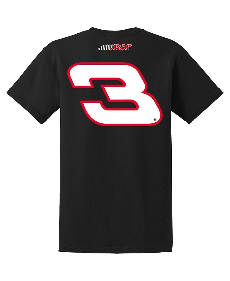 Men's Richard Childress Racing Team Collection Black Dale Earnhardt Goodwrench Service Plus Sponsor Lifestyle T-shirt