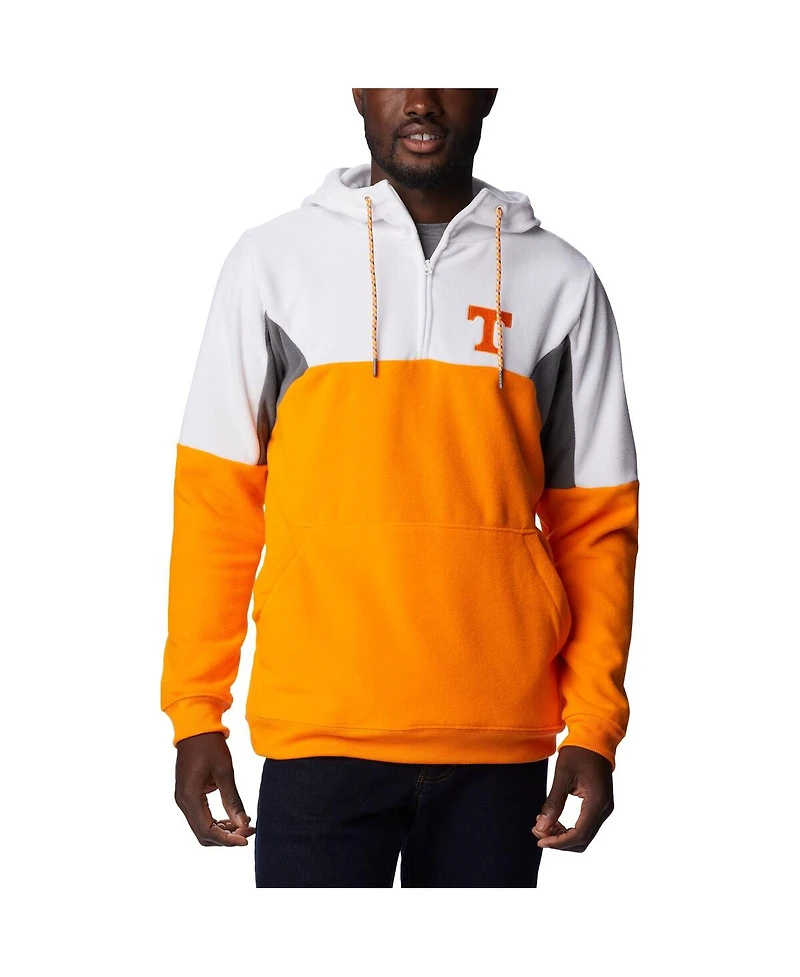 Men's Columbia Tennessee Orange Tennessee Volunteers Lodge Quarter-Zip Hoodie