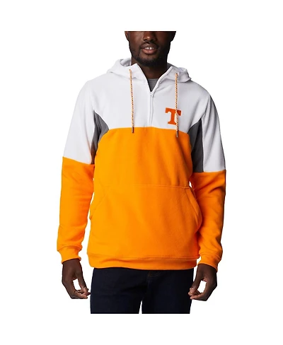 Men's Columbia Tennessee Orange Tennessee Volunteers Lodge Quarter-Zip Hoodie