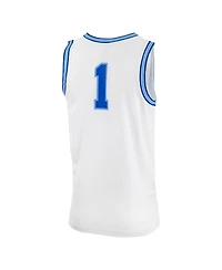 Men's Nike #0 White Xavier Musketeers Replica Basketball Jersey
