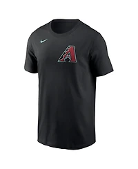 Men's Nike Corbin Carroll Black Arizona Diamondbacks 2024 Fuse Name and Number T-shirt