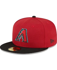Men's New Era Red, Black Arizona Diamondbacks Home Authentic Collection On-Field 59FIFTY Fitted Hat