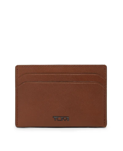 Tumi Men's Nassau Slim Card Case Leather Wallet