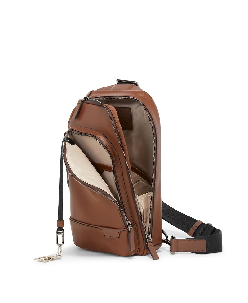 Tumi Men's Harrison Gregory Sling Leather Bag
