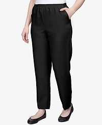 Alfred Dunner Classics Pull-On Straight-Leg Pants