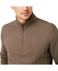 Free Country Men's Heritage Knit 1/4 Zip Mock Sweater