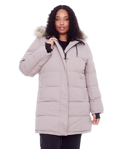 Women's Plus - Aulavik | Mid-Length Hooded Parka Coat
