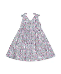 Hope & Henry Toddler Girls Sleeveless Bow Shoulder Swing Dress