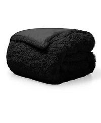 Bare Home Shaggy Faux Fur Duvet Cover