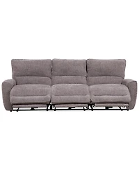 Closeout! Deklyn 106" 3-Pc. Zero Gravity Fabric Sofa with 3 Power Recliners, Created for Macy's