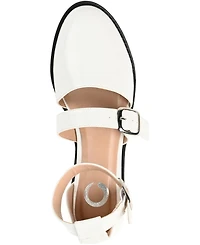 Journee Collection Women's Constance Double Buckle Flats