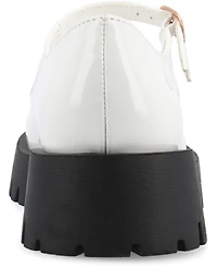 Journee Collection Women's Kamie Lug Sole Mary Jane Flats