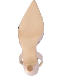Journee Collection Women's Nellia Slingback Kitten Heel Pumps