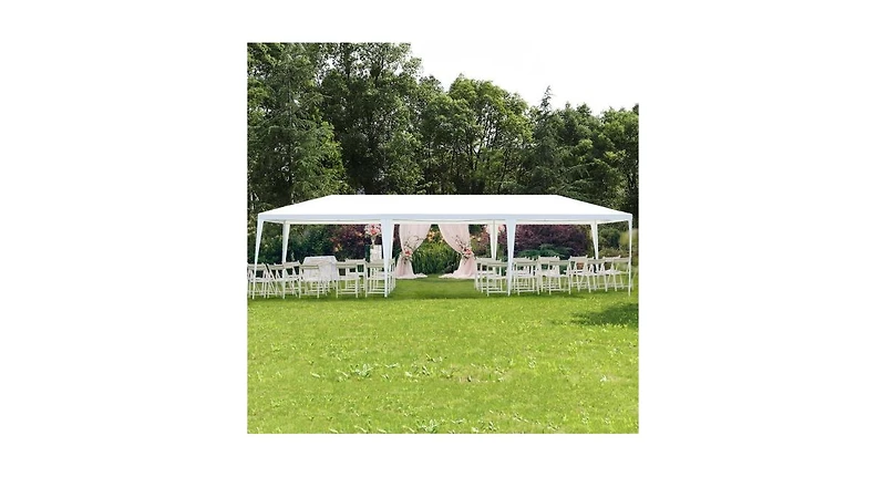 10' x 30' Outdoor Canopy Party Wedding Tent-White