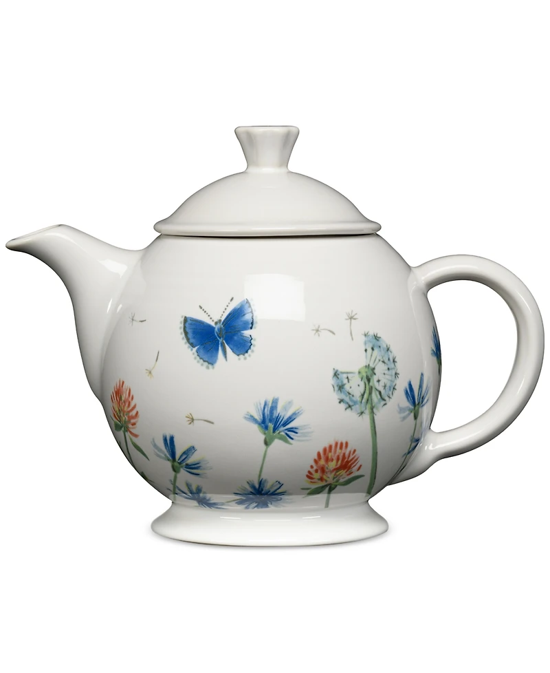 Fiesta Breezy Floral 44 oz. Covered Teapot