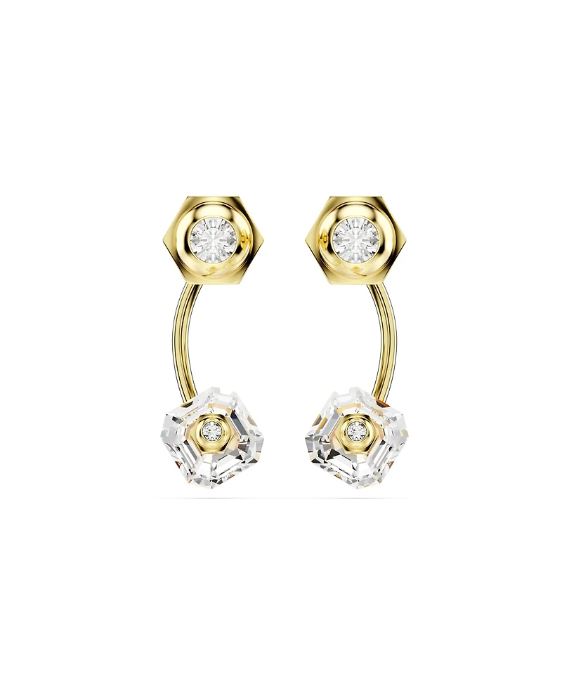 Swarovski Mixed Cuts, White, Gold-Tone Numina Earring Jackets
