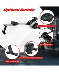 Black Adjustable Oxygen Resistance of Folding Magnetic Rowing