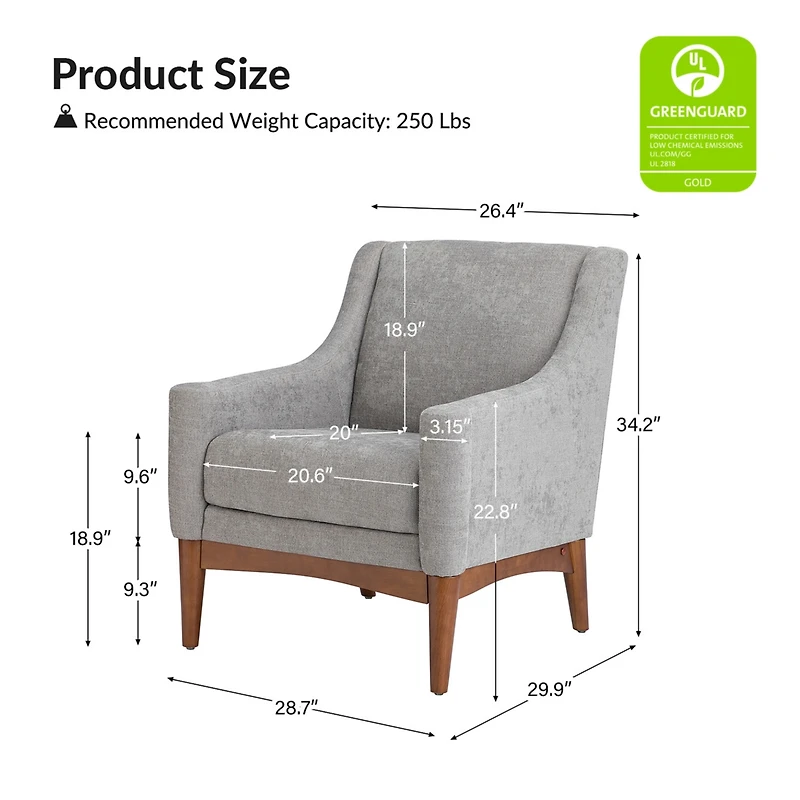 Fabric Accent Chair for Living Room Bedroom