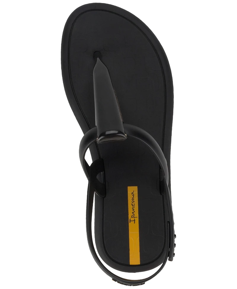 Ipanema Glossy Casual Flat Thong Sandals