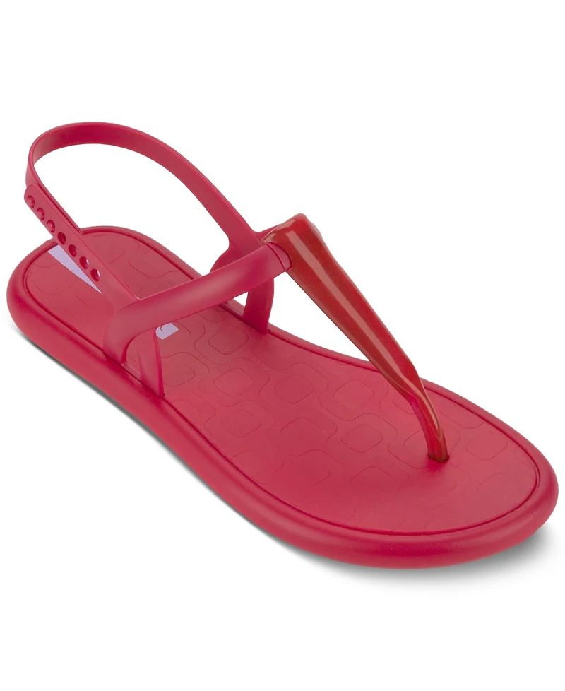 Ipanema Glossy Casual Flat Thong Sandals