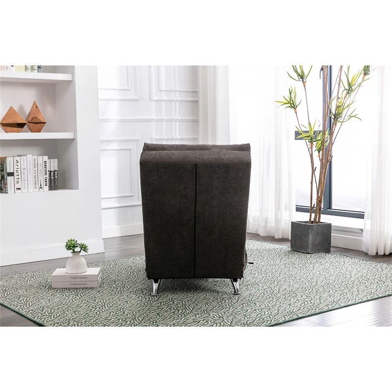 Streamdale Modern Linen Chaise Lounge Chair