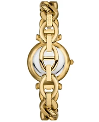 Fossil Women's Carlie Three-Hand Gold-Tone Stainless Steel Watch 28mm