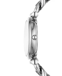 Fossil Women's Carlie Three-Hand Gold-Tone Stainless Steel Watch 28mm