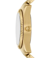 Fossil Women's Scarlette Three-Hand Date Gold-Tone Stainless Steel Watch 32mm