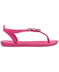 Ipanema Salty Ii Metallic Shell Detail Thong Sandals