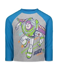 Disney Toddler Boys Toy Story Cars Lion King Guard Mickey Mouse 2 Pack Cosplay Long Sleeve T-Shirts to