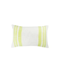 Morgan Citron Woven Luxury Premium Spring & Summer Rectangle Accent Pillow, 14" x 22"