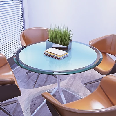 Streamdale 28" Round Tempered Glass Table Top (1/2" Thick)