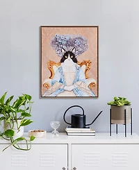 Madison Park Pet Portrait Bridger Kitty Framed Canvas Wall Art