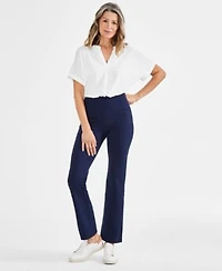 Womens High Rise Bootcut Leggings Xs 4x Created For Macys