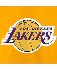 Men's Fanatics LeBron James Gold Los Angeles Lakers Playmaker Name and Number T-shirt