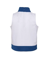 Big Girls White Indianapolis Colts Junior Camp Cheer Dress