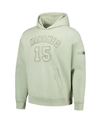 Men's Pro Standard Patrick Mahomes Light Green Kansas City Chiefs Player Name and Number Pullover Hoodie