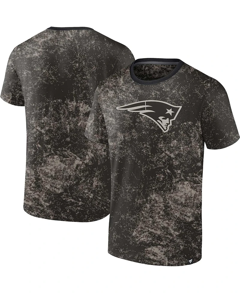 Men's Fanatics Black New England Patriots Shadow T-shirt