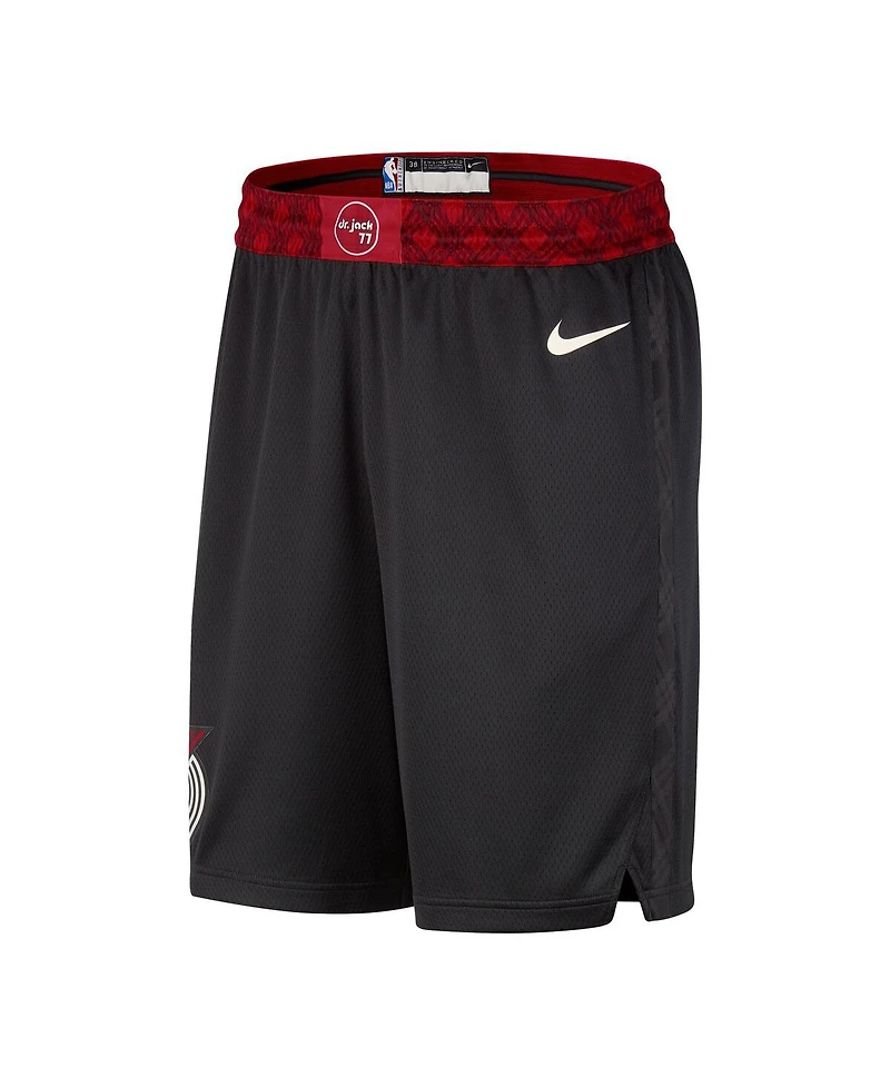 Men's Nike Black Portland Trail Blazers 2023/24 City Edition Swingman Shorts