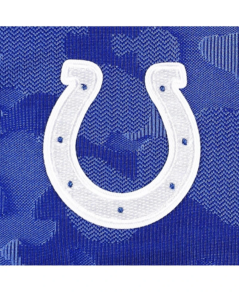 Men's Antigua Royal Indianapolis Colts Brigade Quarter-Zip Sweatshirt