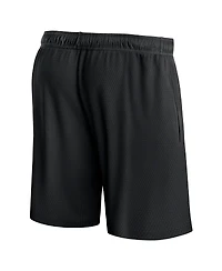 Men's Fanatics Black Miami Heat Post Up Mesh Shorts