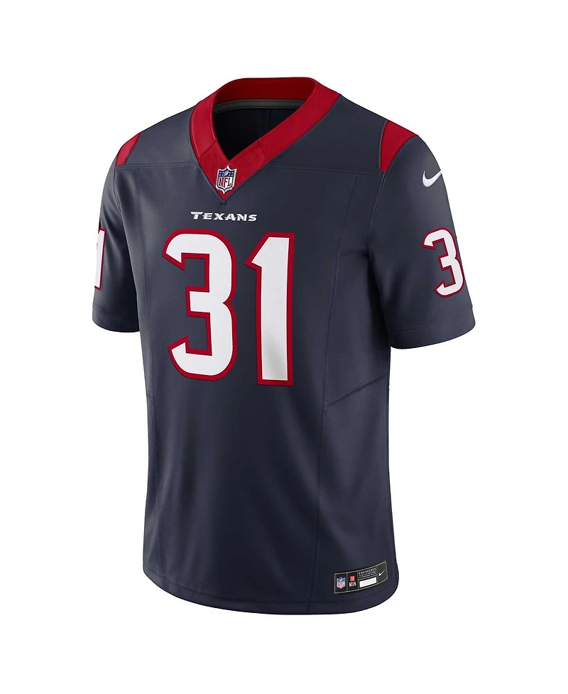 Men's Nike Dameon Pierce Navy Houston Texans Vapor F.u.s.e. Limited Jersey
