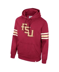 Men's Colosseum Garnet Florida State Seminoles Saluting Pullover Hoodie