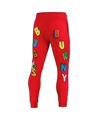 Men's Freeze Max Bugs Bunny Red Looney Tunes Big Letter Pants