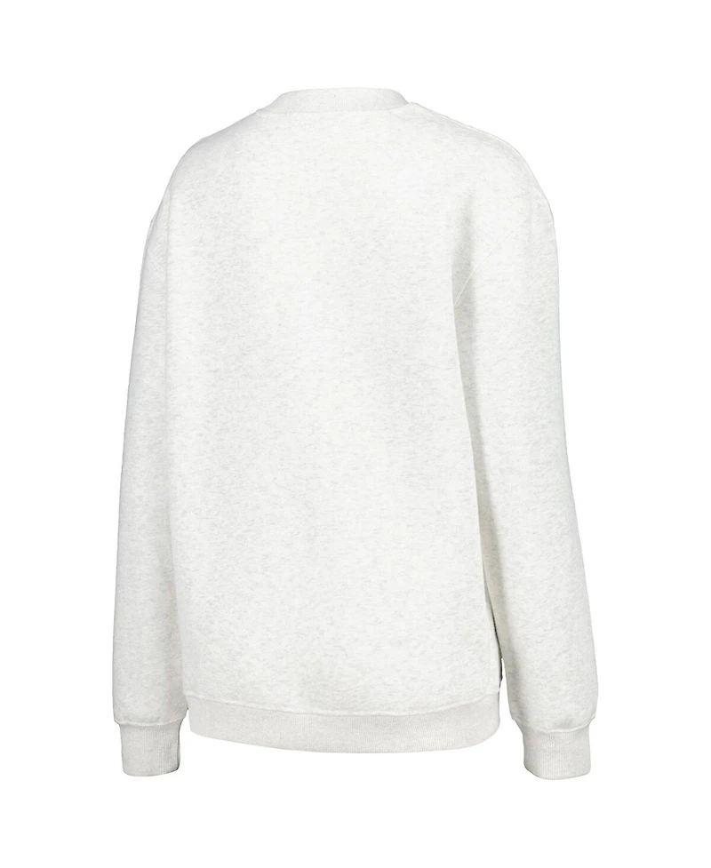 Women's Established & Co. Ash Tennessee Volunteers Logo Pullover Sweatshirt