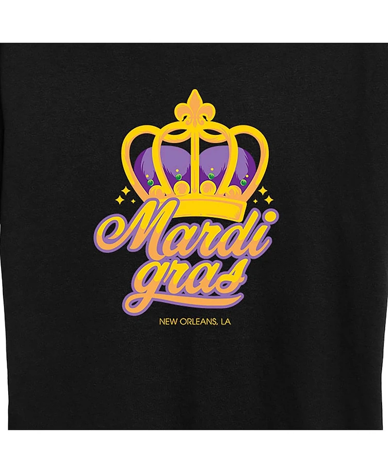 Hybrid Apparel Trendy Plus Mardi Gras Graphic T-shirt