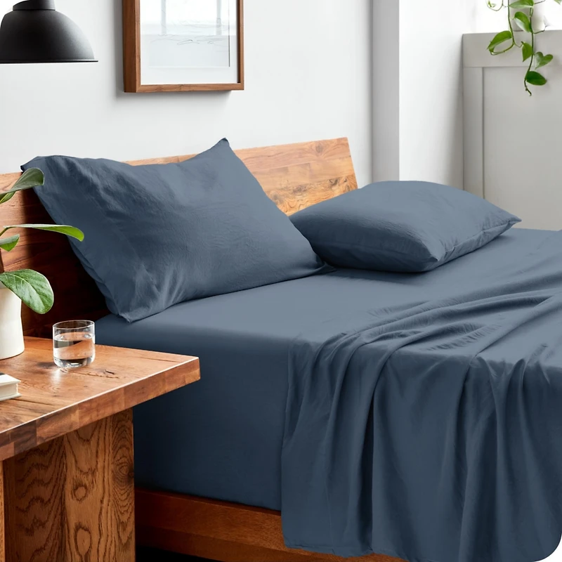 Bare Home Ultra-Soft Sandwashed Microfiber Sheet Set King