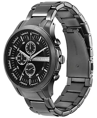 A|X Armani Exchange Men's Chronograph Gunmetal Stainless Steel Watch 46mm
